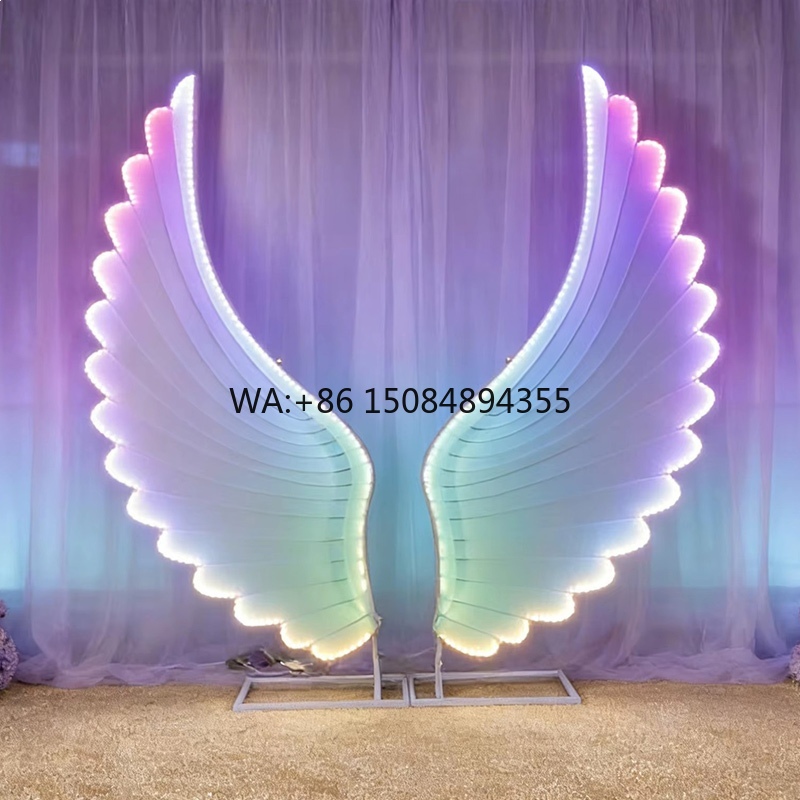 Neon Sign Party - Alas de Ángel Luminosas, Accesorios de