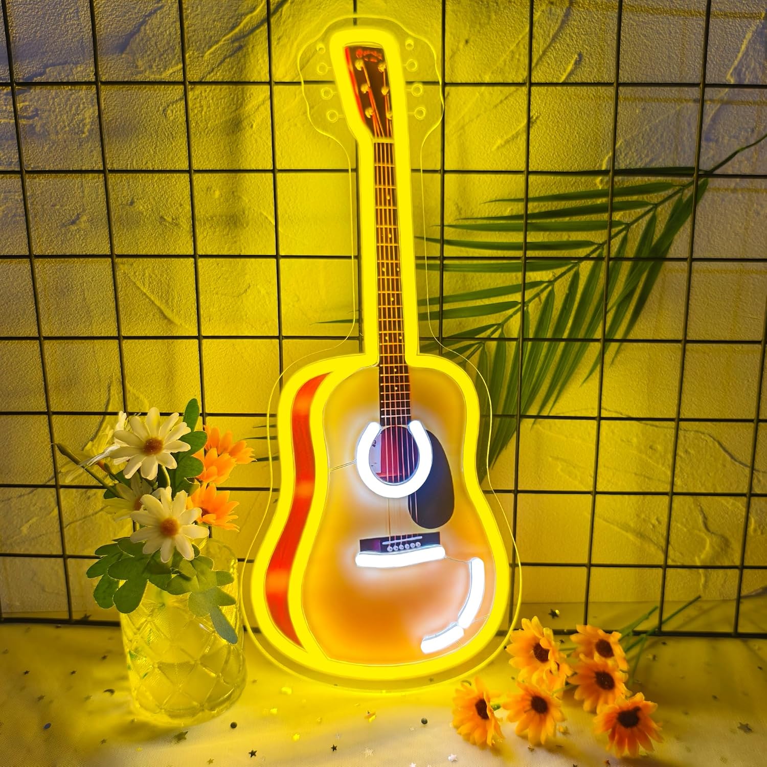 Neon Sign Party - Letrero de neón LED para guitarra