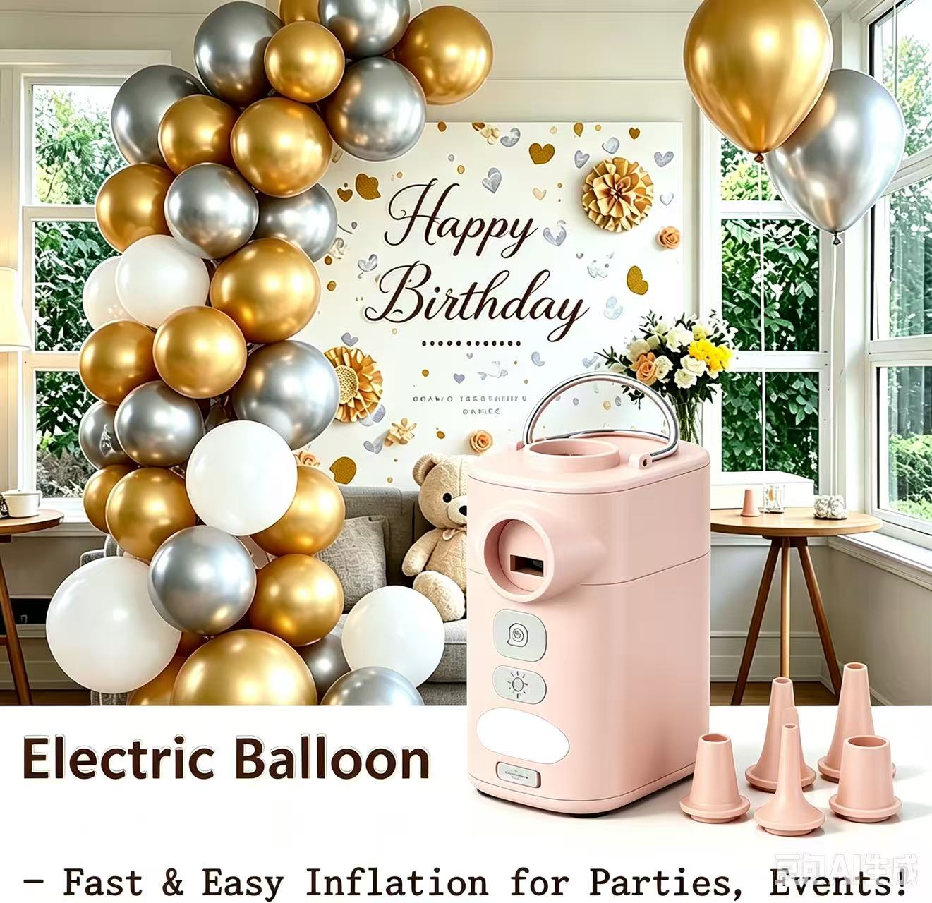 Bomba de Aire Eléctrica Portát - Balloon Pump Hand reseña y precio