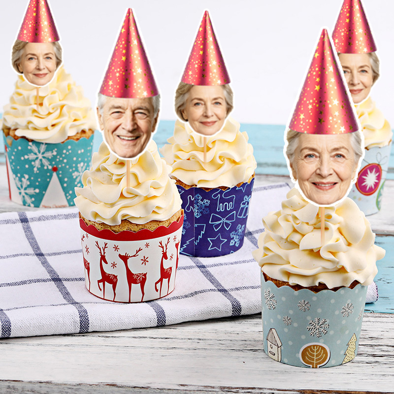 12/24 unidades de adornos pers - Party Hat Cone reseña y precio