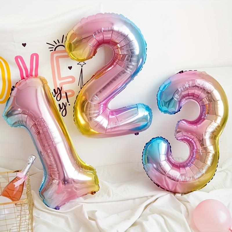 Globo de aluminio con números  - Balloon Pump Hand reseña y precio