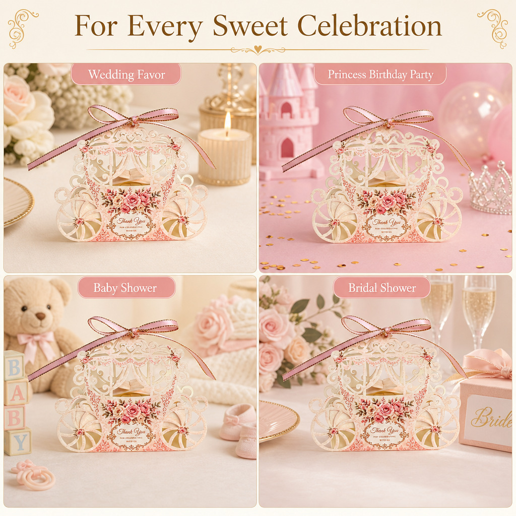 10 Cajas de Dulces Huecas Cort - Event Party Box reseña y precio