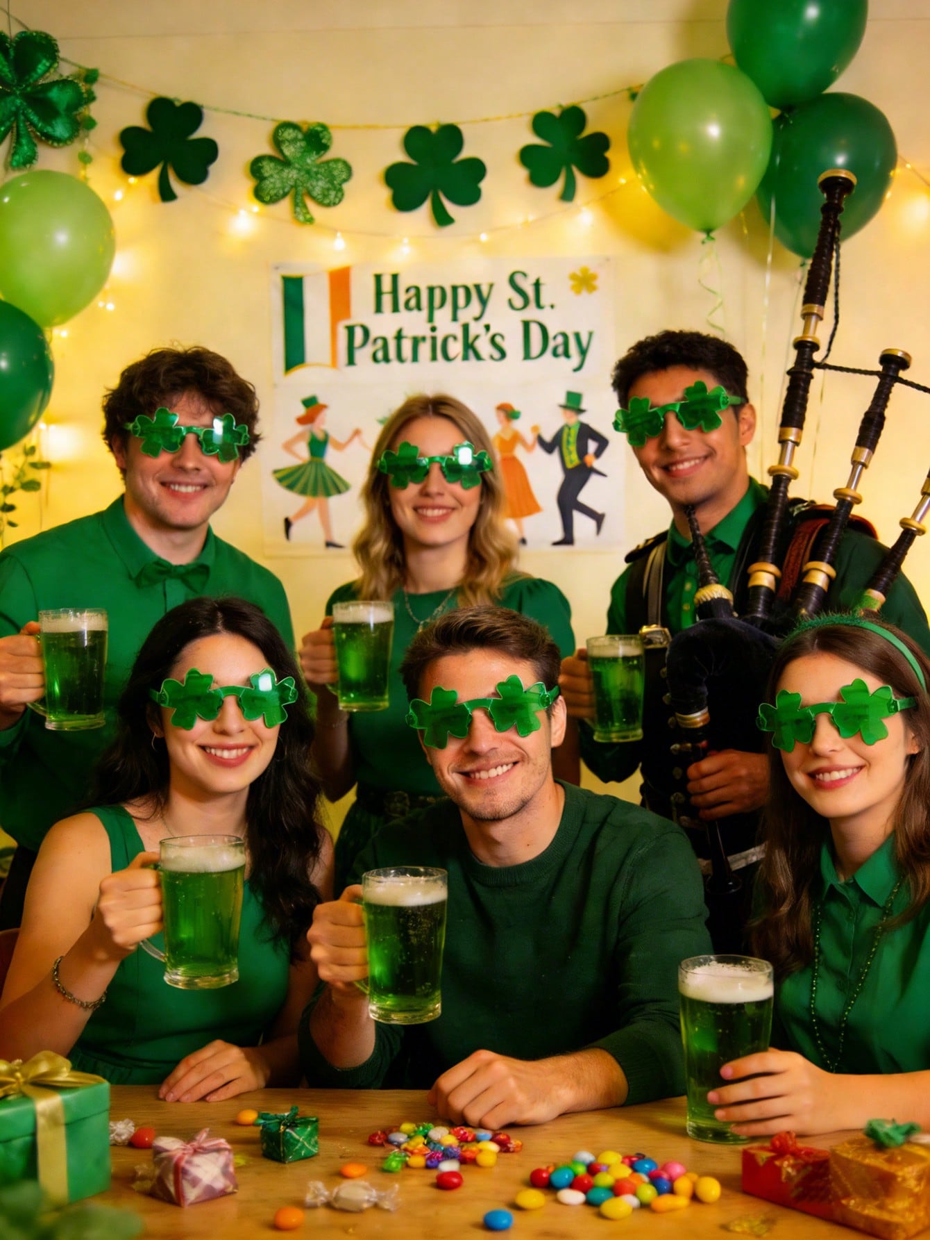 12/6/1 Par de gafas con diseño - Event & Party Supply reseña y precio
